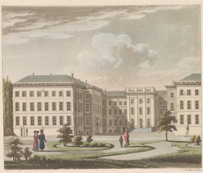 Palais Noordeinde in Den Haag, 1810-1825 von A. Lutz