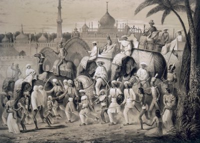 Lucknow, die Hauptstraße, aus 