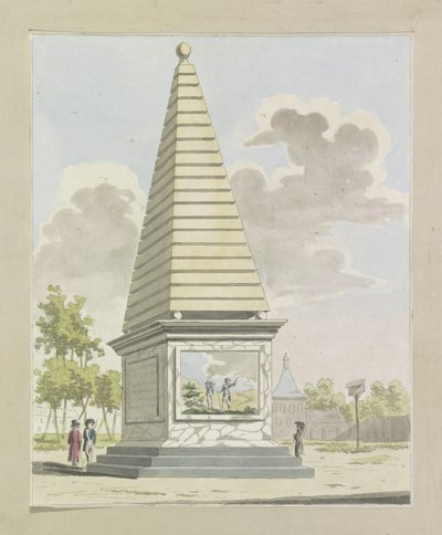 Dekoration in der Plantage, 1795 von A. Verkerk