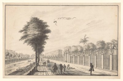 Der Posten Rijswijk gesehen von Noordwijk (Rijswijk) von A. de Nelly (attributed to)