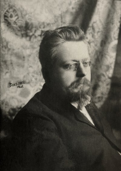 Porträt des französischen Malers Charles Lucien Leandre von Aaron Gerschel