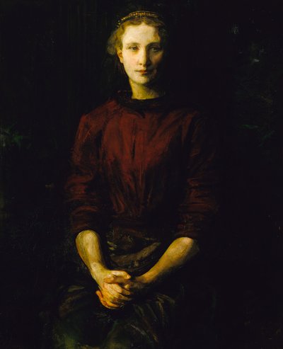 Porträt einer Dame Mrs. William B. Cabot, 1900-1902 von Abbott Handerson Thayer