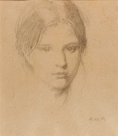 Porträt der Tochter des Künstlers, Mary von Abbott Handerson Thayer