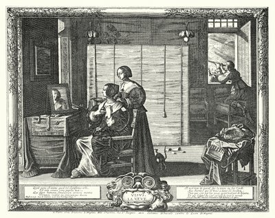 La Toilette von Abraham (after) Bosse
