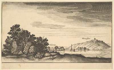 Landschaft mit Coblentz und Harmenstein, Kopie von Abraham Aubri
