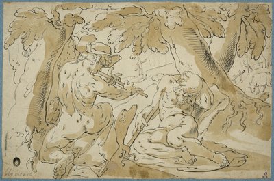 Merkur und Argus von Abraham Bloemaert