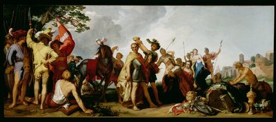 Die Krönung Alexanders des Großen von Abraham Bloemaert