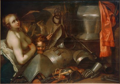 Venus und Amor in der Schmiede des Vulkan von Abraham Bloemaert