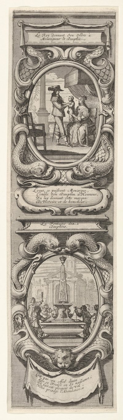 Allegorien zu Ehren der Geburt des Dauphins, ca. 1638 von Abraham Bosse
