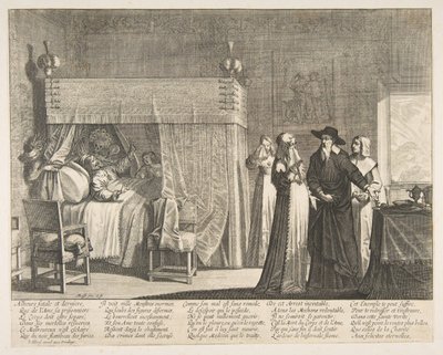 Tod des reichen Mannes La Mort du mauvais riche von Abraham Bosse