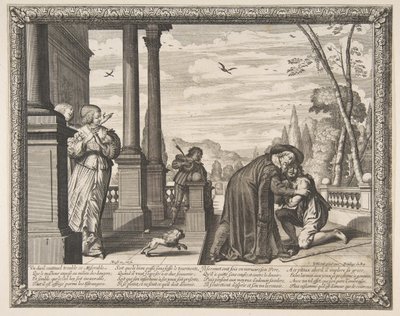 Rückkehr des verlorenen Sohnes, ca. 1636 von Abraham Bosse