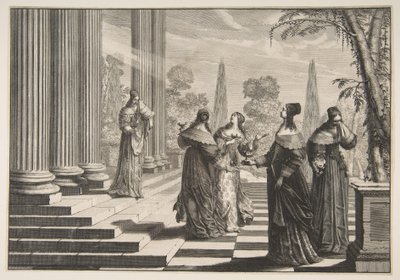 Die törichten Jungfrauen abgelehnt von Abraham Bosse