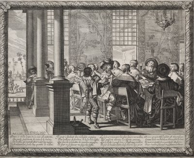 Der verlorene Sohn: Das Fest zu Ehren der Rückkehr des Verlorenen von Abraham Bosse