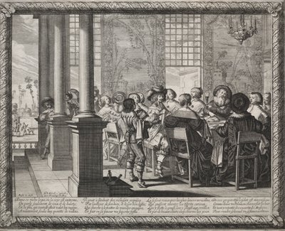 Der verlorene Sohn: Das Fest zu Ehren der Rückkehr des Verlorenen von Abraham Bosse
