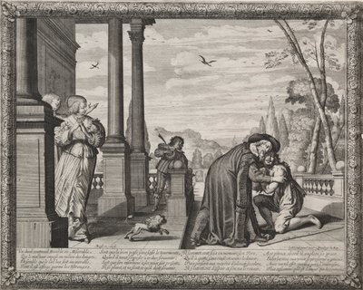 Der verlorene Sohn: Die Rückkehr des verlorenen Sohnes von Abraham Bosse
