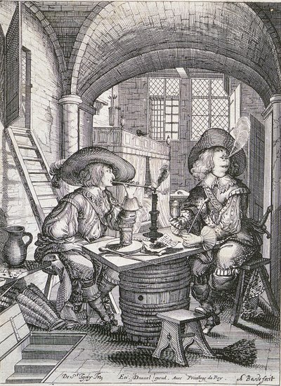 Die Raucher von Abraham Bosse