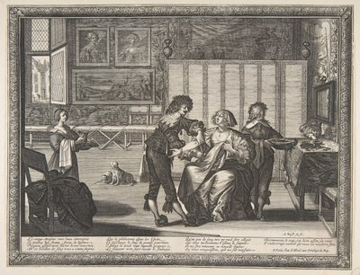 Der Chirurg La Saignée, 1632 von Abraham Bosse