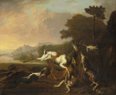 Die Hirschjagd von Abraham Danielsz. Hondius