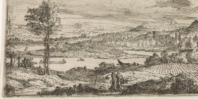 Landschaft mit Fluss von Abraham Genoels