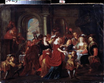 Das Festmahl des Herodes von Abraham Jansz. van Diepenbeeck