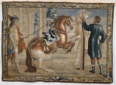 William Cavendish mit einem Pferd, ca. 1660 von Abraham Jansz. van after Diepenbeeck