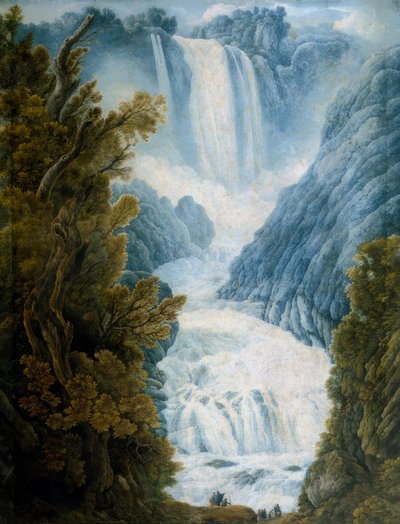 Wasserfall von Terni von Abraham Louis Rodolphe Ducros