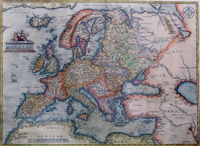 Abraham Ortelius Karte von Europa von Abraham Ortelius
