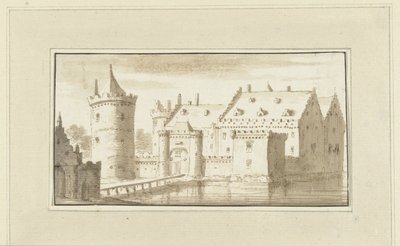 Haus Kronenburg an der Vecht von Abraham Rademaker