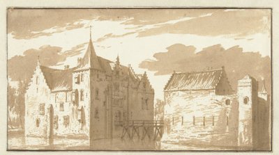 Schloss von Langerak von Abraham Rademaker