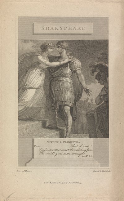 Antonius und Cleopatra Akt IV Szene 8 von Abraham Raimbach