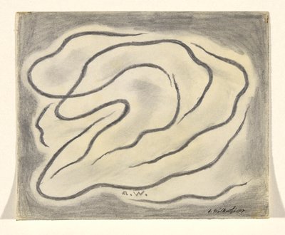 Rhythmische Linien: Abstraktion von Abraham Walkowitz