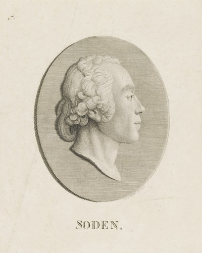 Friedrich Julius Heinrich Graf von Soden auf Sassanfahrt, 1800 von Abraham Wolfgang Küffner