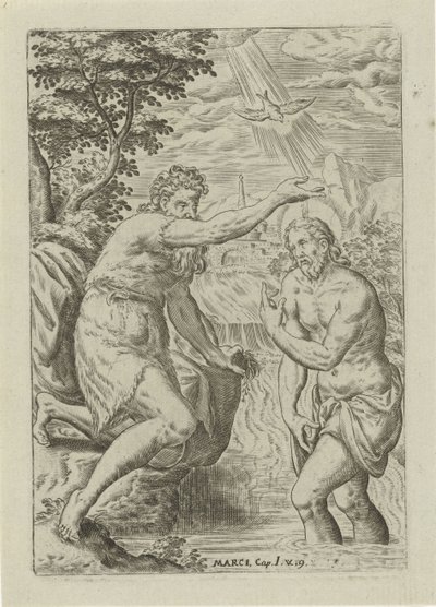 Taufe Christi von Abraham de Bruyn