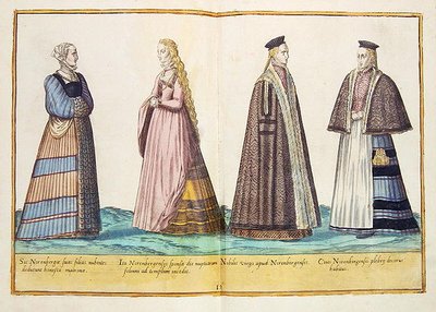 Kostüme des sechzehnten Jahrhunderts aus 