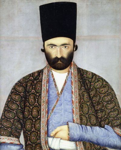 Porträt von Imad al Daulah, Imam Quli Khan, um 1855-1860 von Abul Hassan Ghaffari