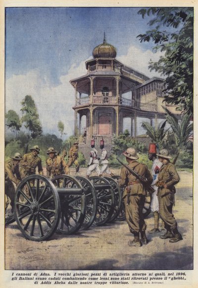 Die Kanonen von Adua von Achille Beltrame