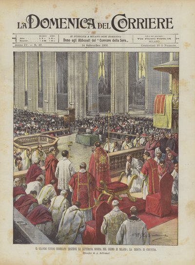 Die große Diözesansynode, die letzte Woche im Dom von Mailand stattfand, die Abschlussversammlung von Achille Beltrame