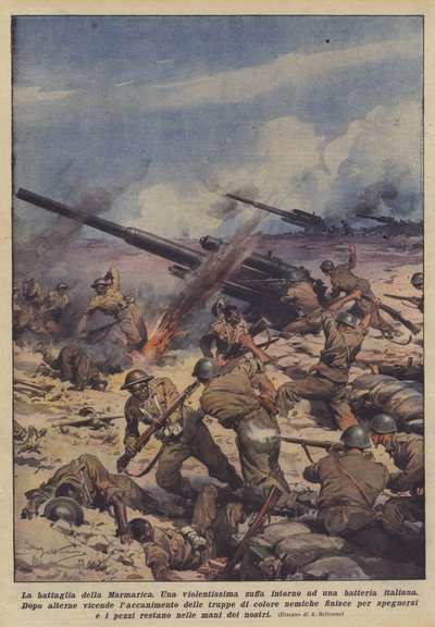 Die Schlacht von Marmarica von Achille Beltrame