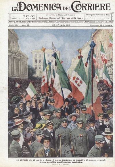 Der 10. April in Rom von Achille Beltrame