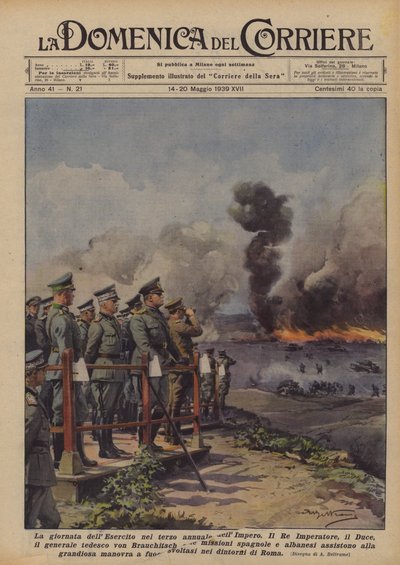 Der Tag der Armee im dritten Jahr des Imperiums von Achille Beltrame