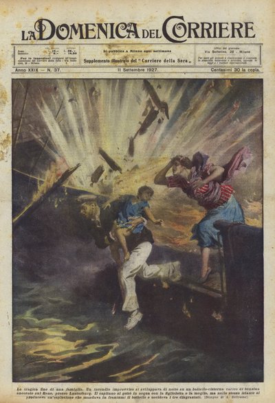Das tragische Ende einer Familie von Achille Beltrame