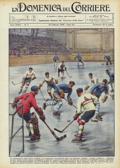 Die Erfolge des italienischen Sports von Achille Beltrame