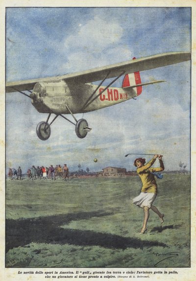 Die Neuheiten des Sports in Amerika von Achille Beltrame