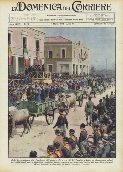 In den vom Faschismus zurückeroberten Ländern von Achille Beltrame
