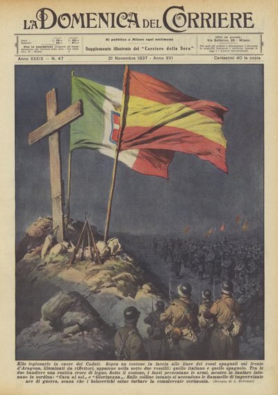 Legionärritus zu Ehren der Gefallenen von Achille Beltrame