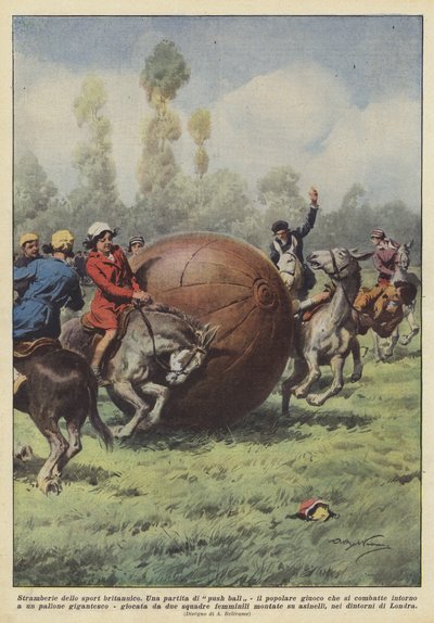 Britische Sportkuriositäten von Achille Beltrame