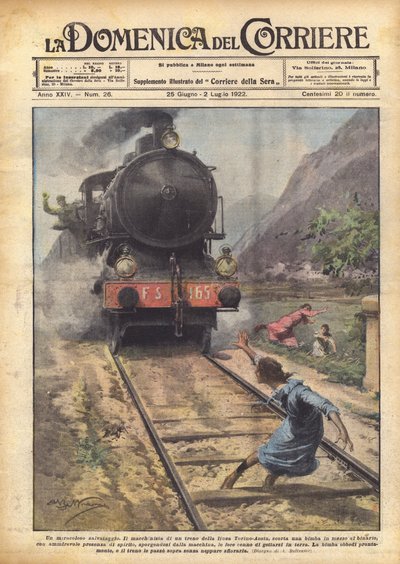 Eine wundersame Rettung von Achille Beltrame
