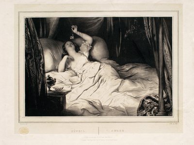 Wach (Réveil) von Achille Devéria