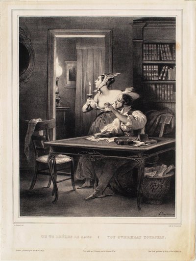 Du erhitzt dich zu sehr! von Achille Devéria