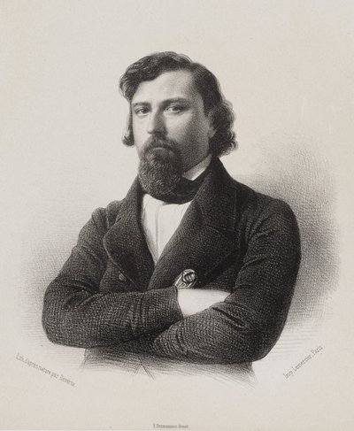 Assemblée nationale, Galerie der Volksvertreter - Jules André Sébastien Fargin-Fayolle von Achille Devéria